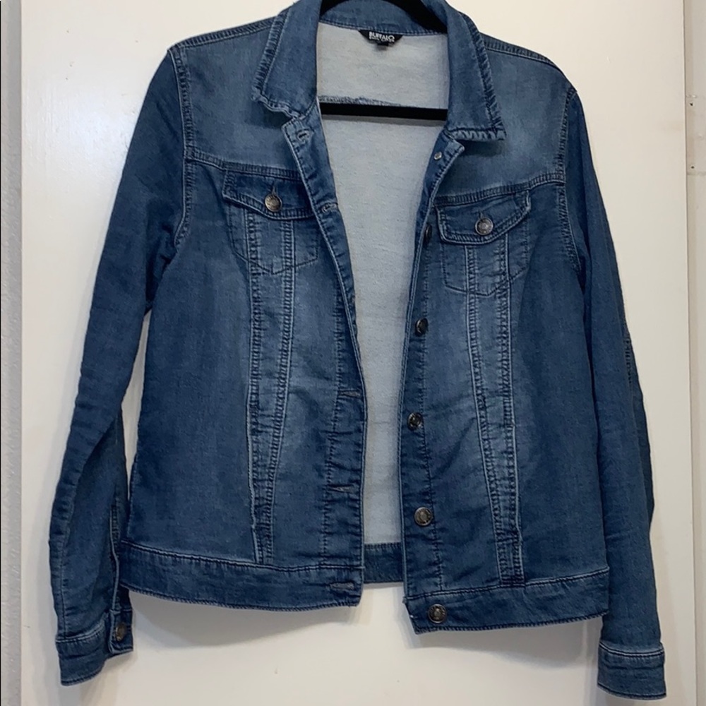 silk jean jacket